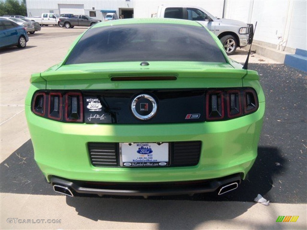 2013 Mustang Roush Stage 3 Coupe - Gotta Have It Green / Roush Black photo #7