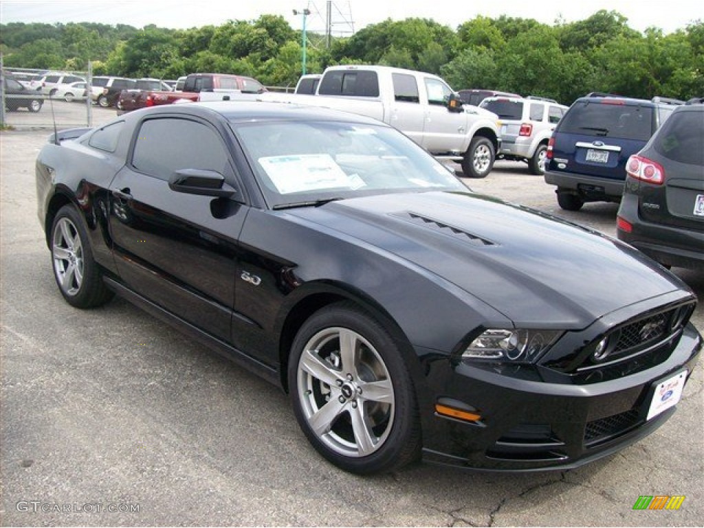 2013 Mustang GT Premium Coupe - Black / Charcoal Black photo #1