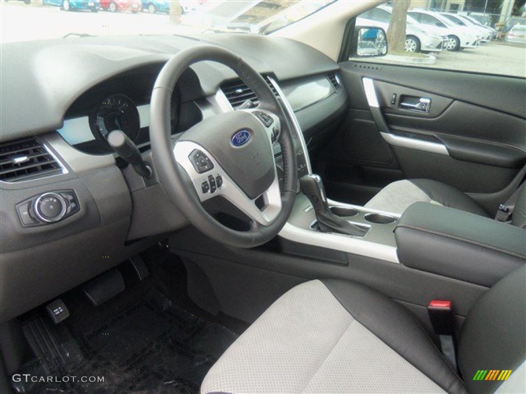 SEL Appearance Charcoal Black/Gray Alcantara Interior 2013 Ford Edge SEL EcoBoost Photo #67490156