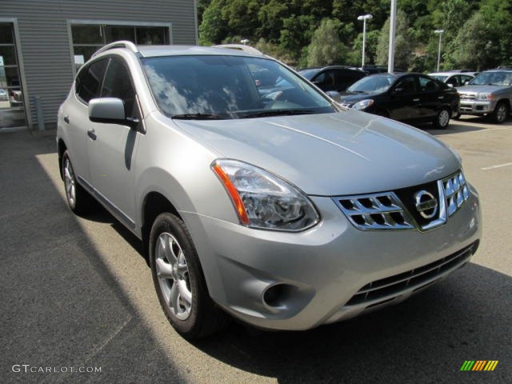 2011 Rogue S AWD - Silver Ice Metallic / Black photo #5