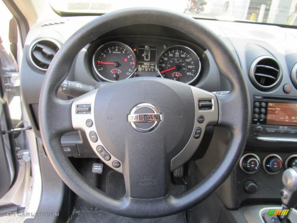 2011 Rogue S AWD - Silver Ice Metallic / Black photo #11