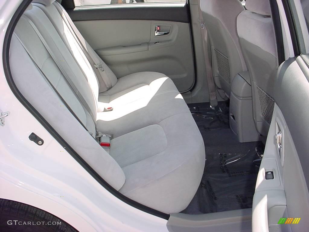 2008 Spectra EX Sedan - White / Gray photo #11