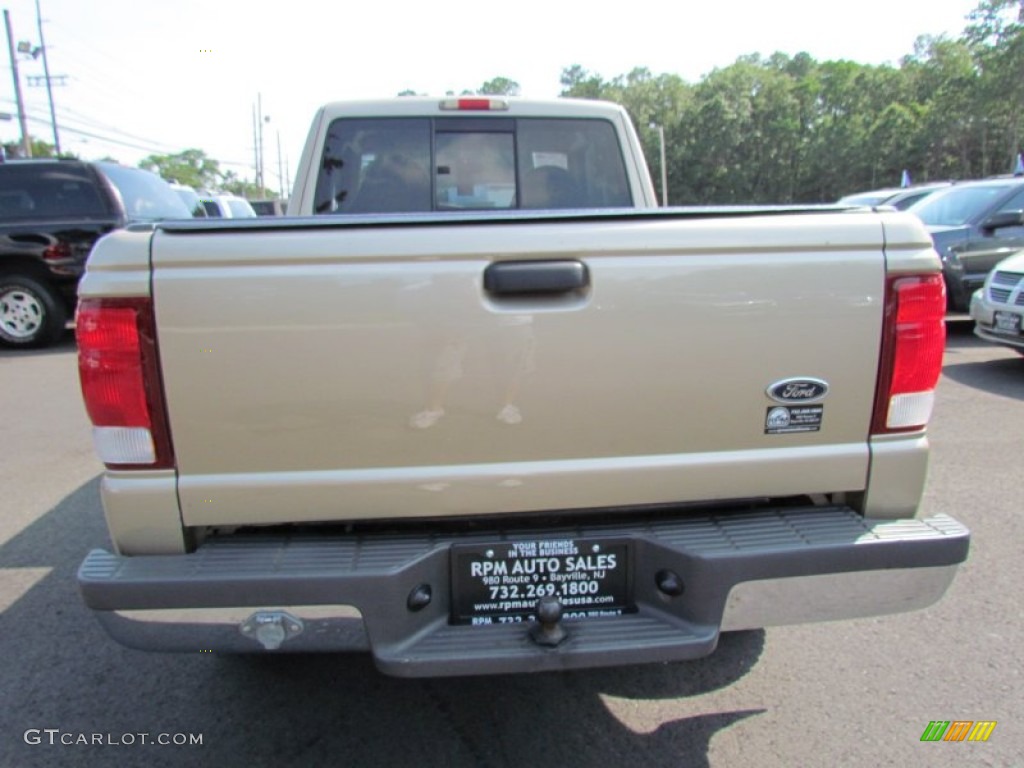 2000 Ranger XLT SuperCab 4x4 - Harvest Gold Metallic / Medium Prairie Tan photo #8