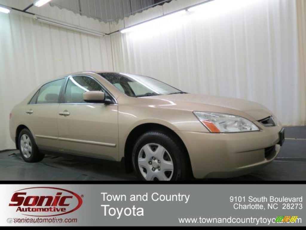 2005 Accord LX Sedan - Desert Mist Metallic / Ivory photo #1