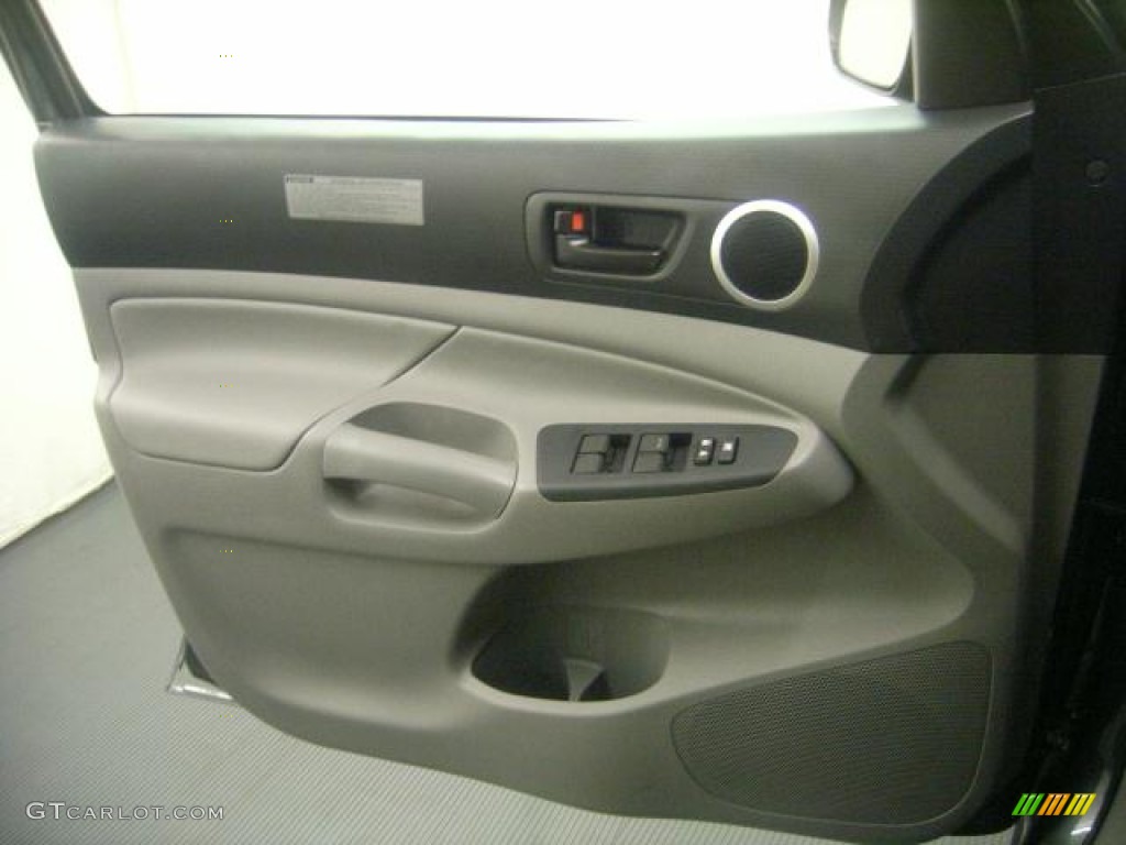 2012 Tacoma V6 Prerunner Double Cab - Magnetic Gray Mica / Graphite photo #9