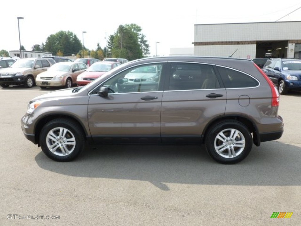 2010 CR-V EX AWD - Urban Titanium Metallic / Ivory photo #4