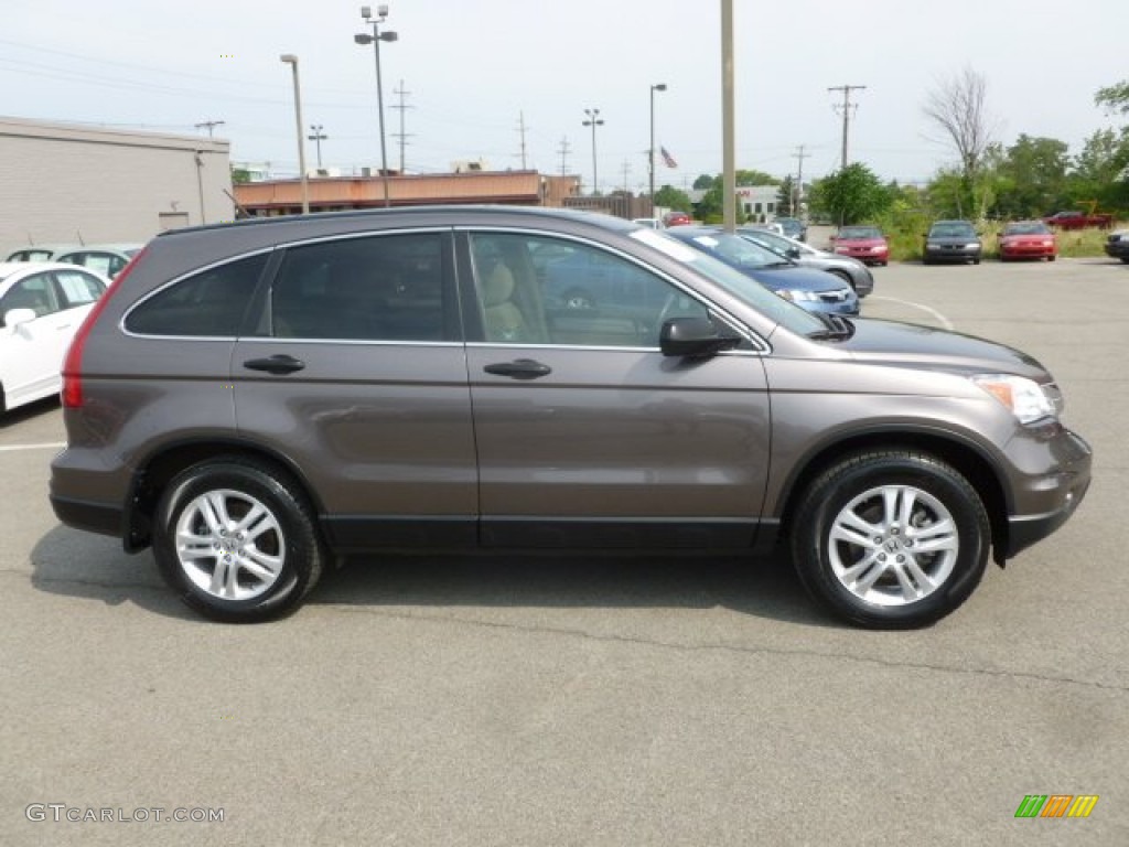 2010 CR-V EX AWD - Urban Titanium Metallic / Ivory photo #8