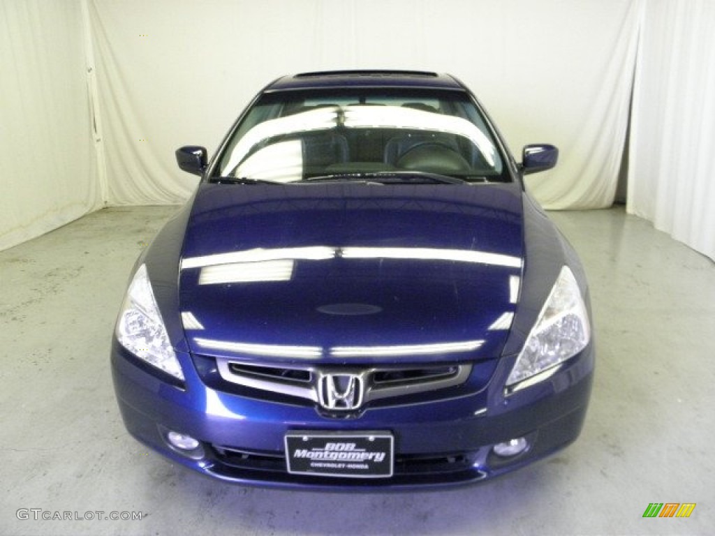 2003 Accord EX V6 Sedan - Eternal Blue Pearl / Gray photo #2