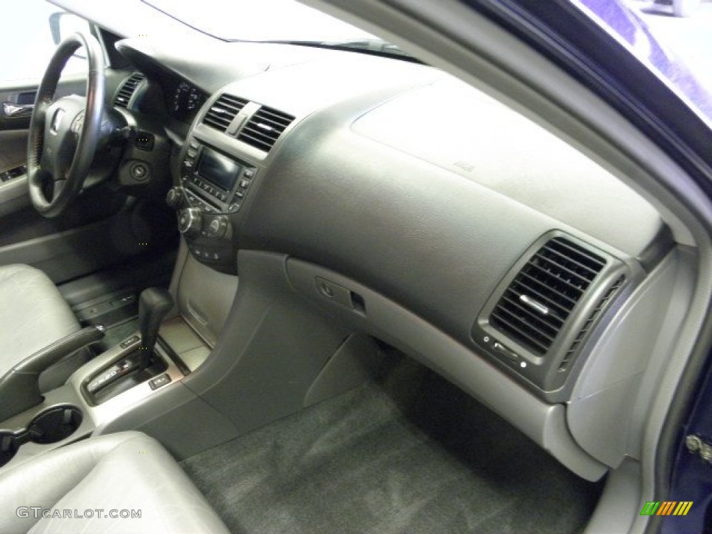 2003 Accord EX V6 Sedan - Eternal Blue Pearl / Gray photo #7