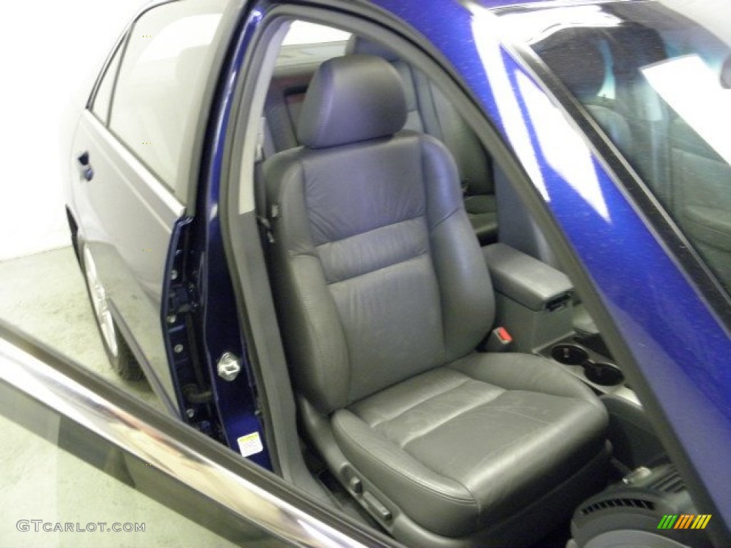 2003 Accord EX V6 Sedan - Eternal Blue Pearl / Gray photo #9