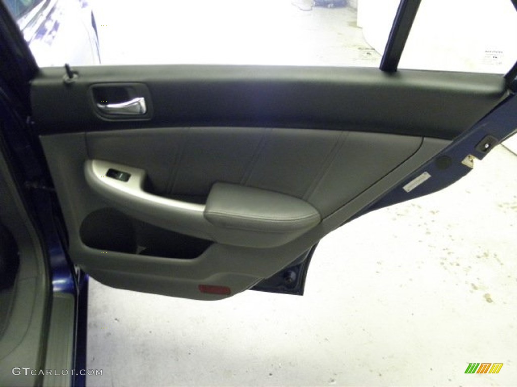 2003 Accord EX V6 Sedan - Eternal Blue Pearl / Gray photo #10