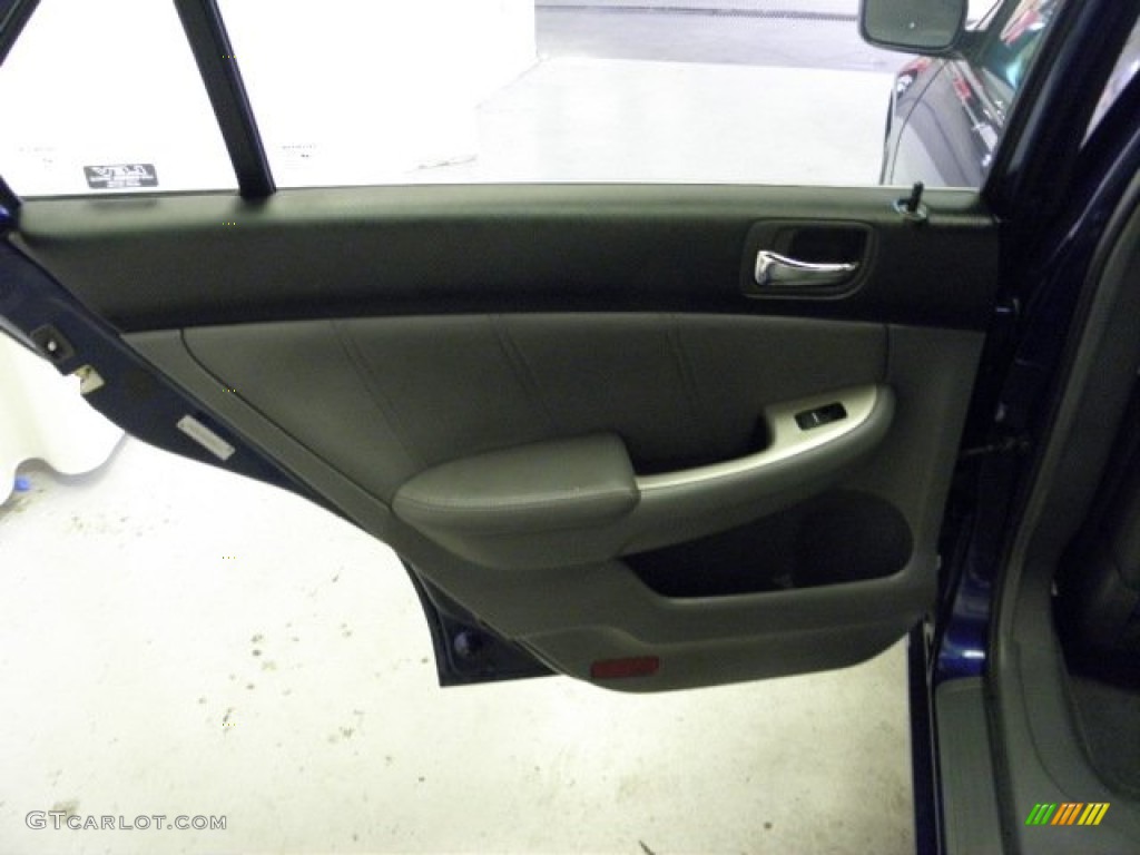 2003 Accord EX V6 Sedan - Eternal Blue Pearl / Gray photo #14