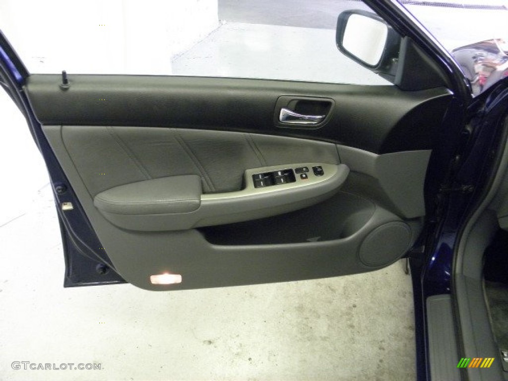 2003 Accord EX V6 Sedan - Eternal Blue Pearl / Gray photo #16