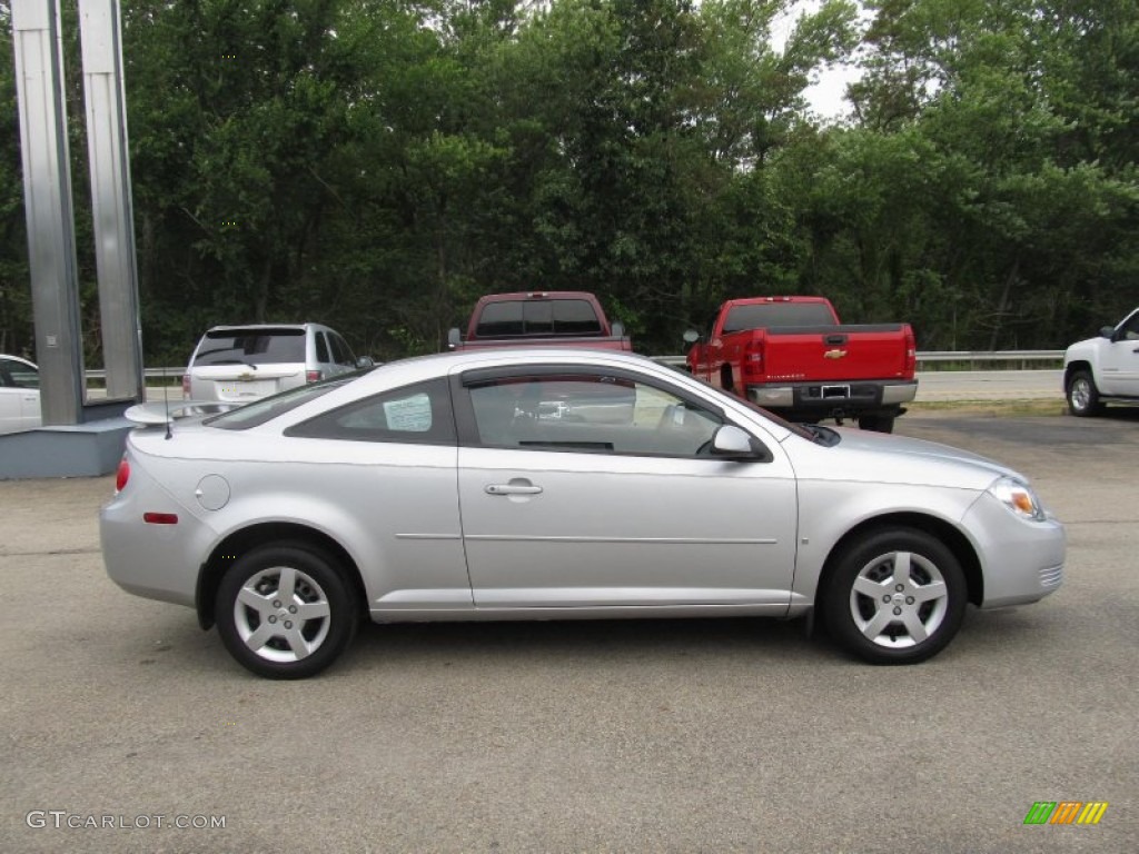 2007 Cobalt LT Coupe - Ultra Silver Metallic / Gray photo #5