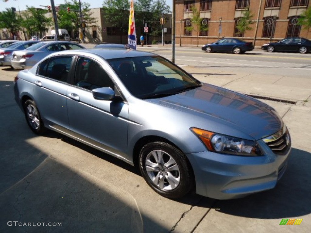 2011 Accord LX-P Sedan - Celestial Blue Metallic / Black photo #3