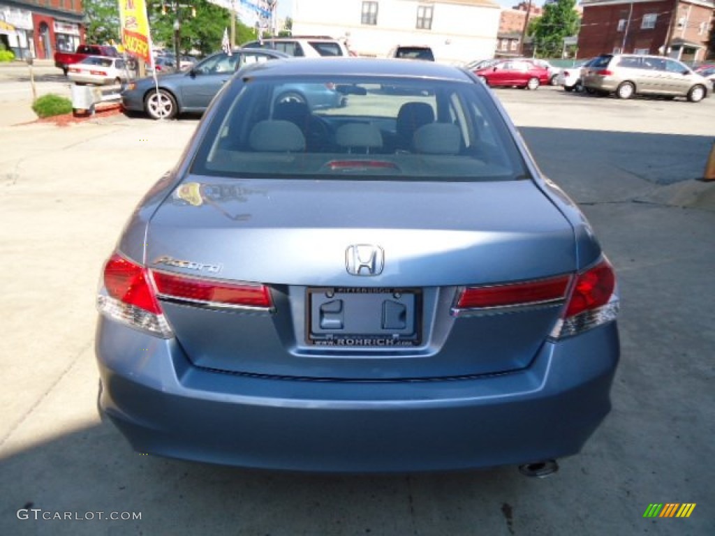 2011 Accord LX-P Sedan - Celestial Blue Metallic / Black photo #17