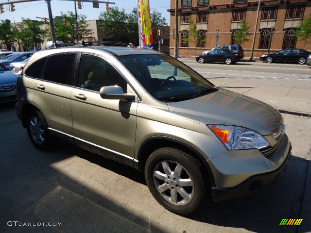 2007 CR-V EX-L 4WD - Borrego Beige Metallic / Ivory photo #3