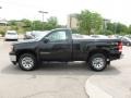 2008 Onyx Black GMC Sierra 1500 Regular Cab 4x4  photo #4