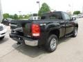 2008 Onyx Black GMC Sierra 1500 Regular Cab 4x4  photo #7