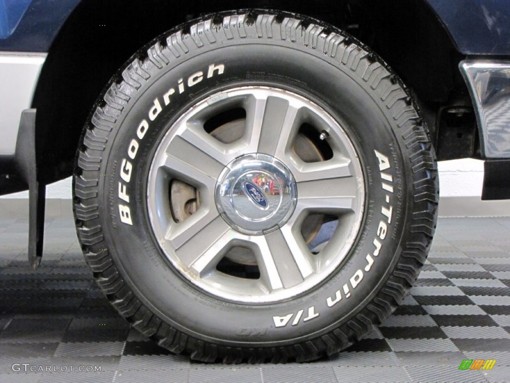 2005 F150 XLT SuperCrew 4x4 - True Blue Metallic / Medium Flint/Dark Flint Grey photo #38