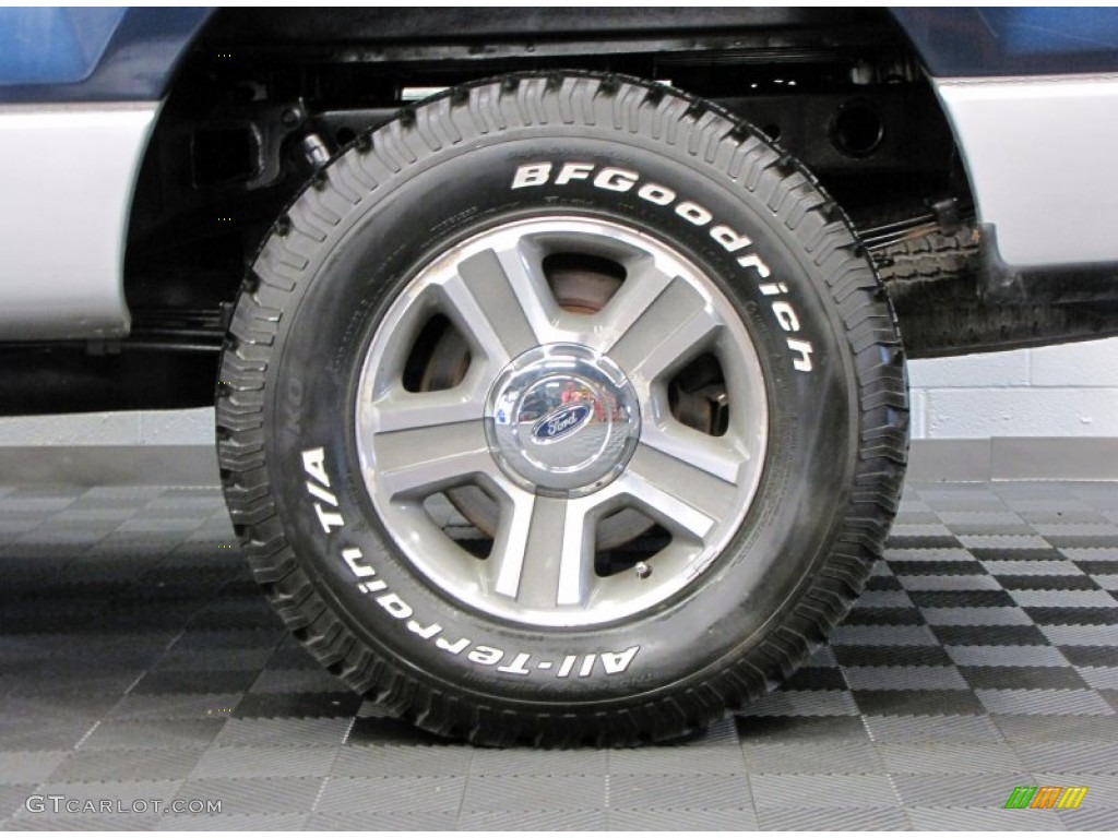 2005 F150 XLT SuperCrew 4x4 - True Blue Metallic / Medium Flint/Dark Flint Grey photo #39