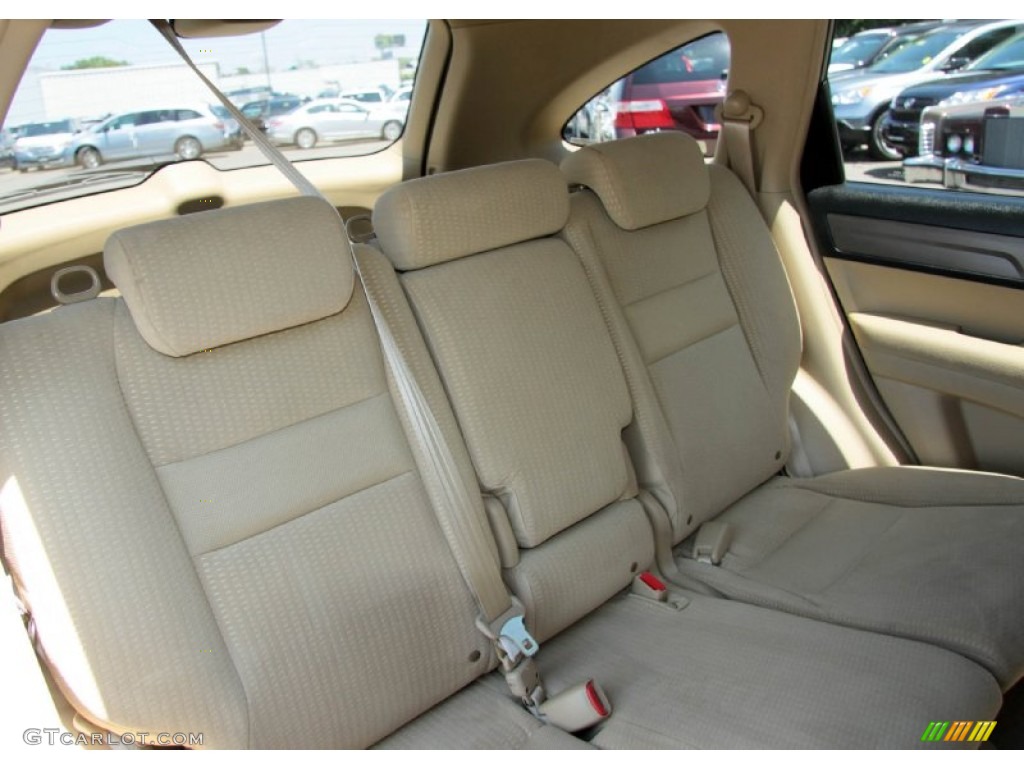 2009 CR-V EX 4WD - Green Tea Metallic / Ivory photo #8