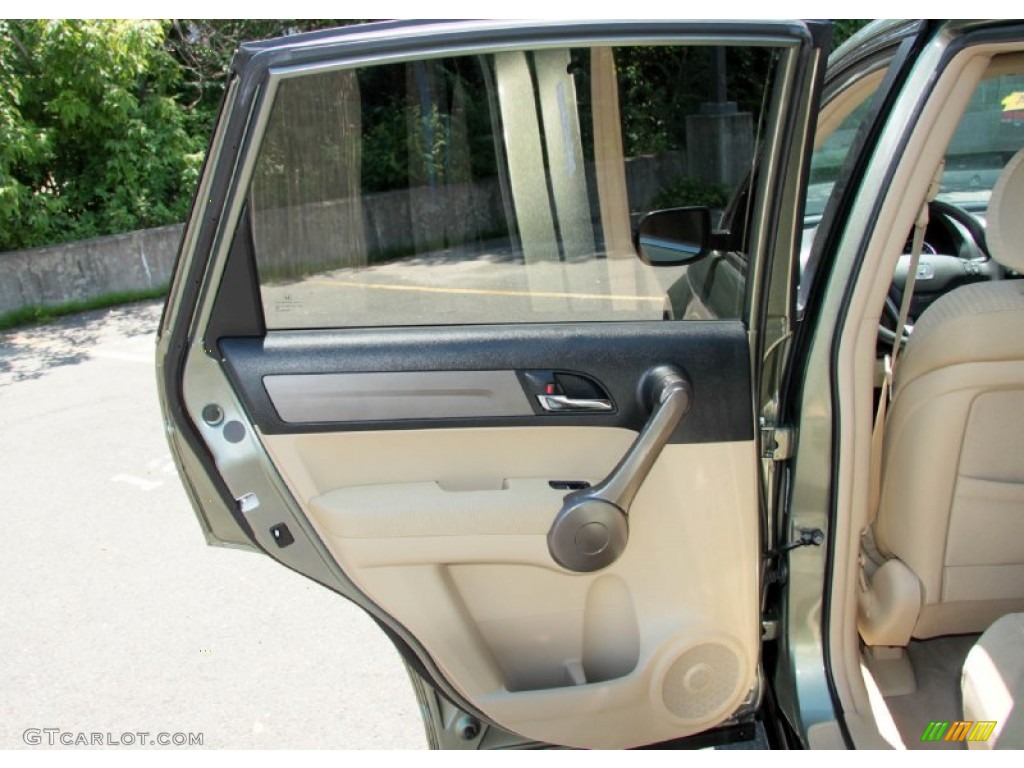 2009 CR-V EX 4WD - Green Tea Metallic / Ivory photo #23