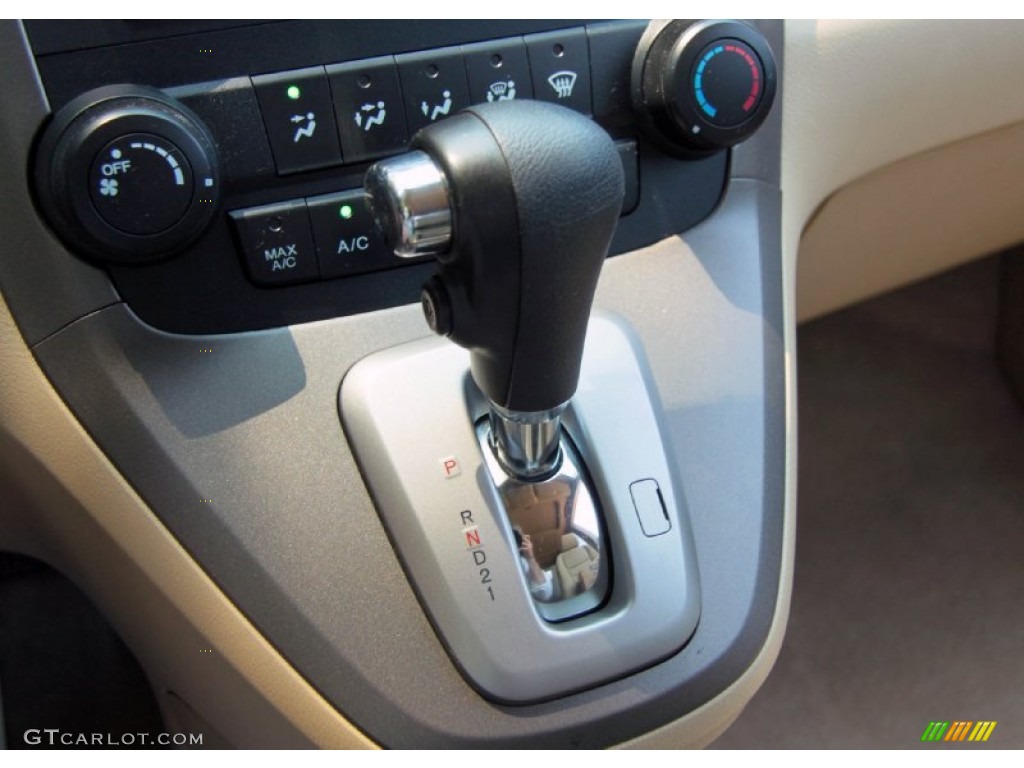 2009 CR-V EX 4WD - Green Tea Metallic / Ivory photo #27