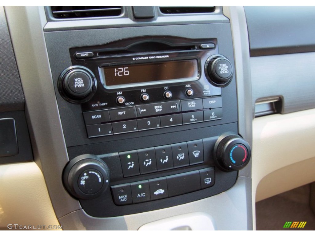 2009 CR-V EX 4WD - Green Tea Metallic / Ivory photo #28