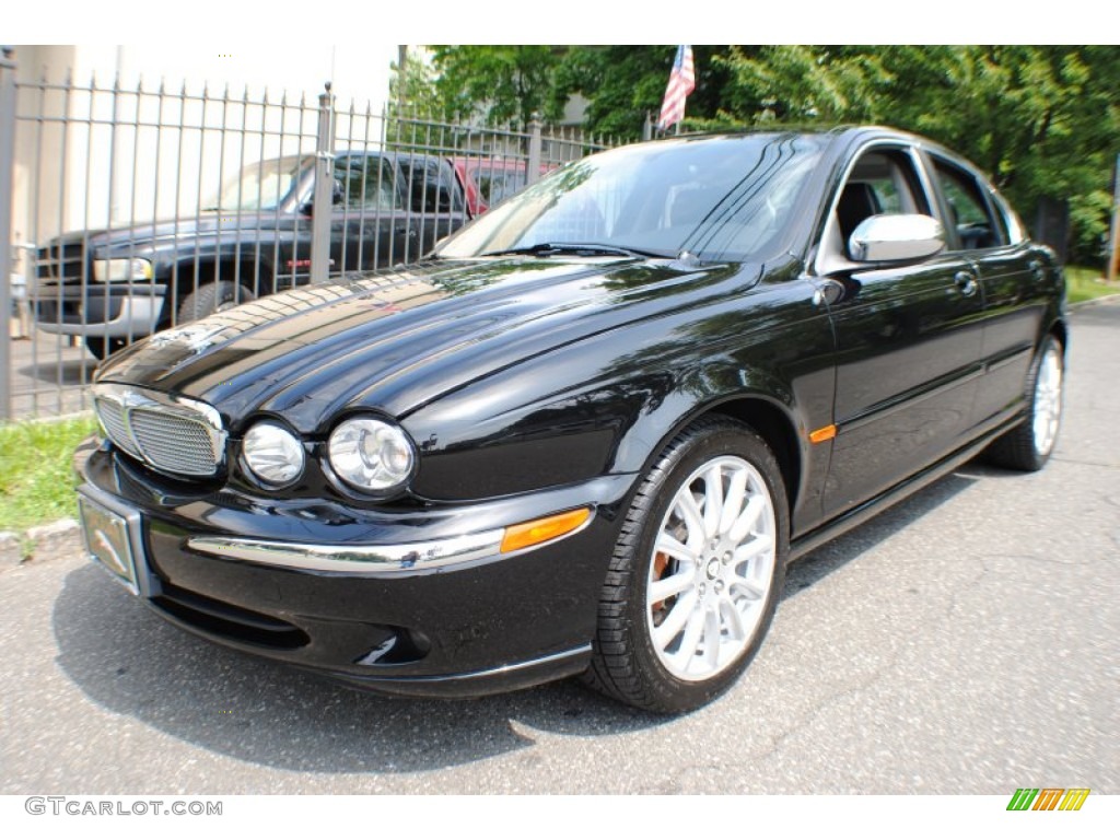 Ebony Black Jaguar X-Type