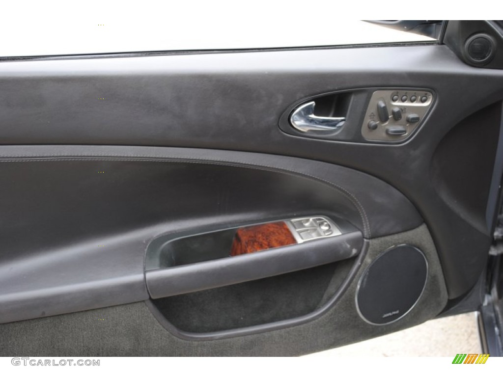 2009 Jaguar XK XKR Coupe Charcoal Door Panel Photo #67501445