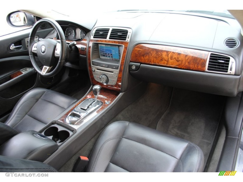 2009 Jaguar XK XKR Coupe Charcoal Dashboard Photo #67501453