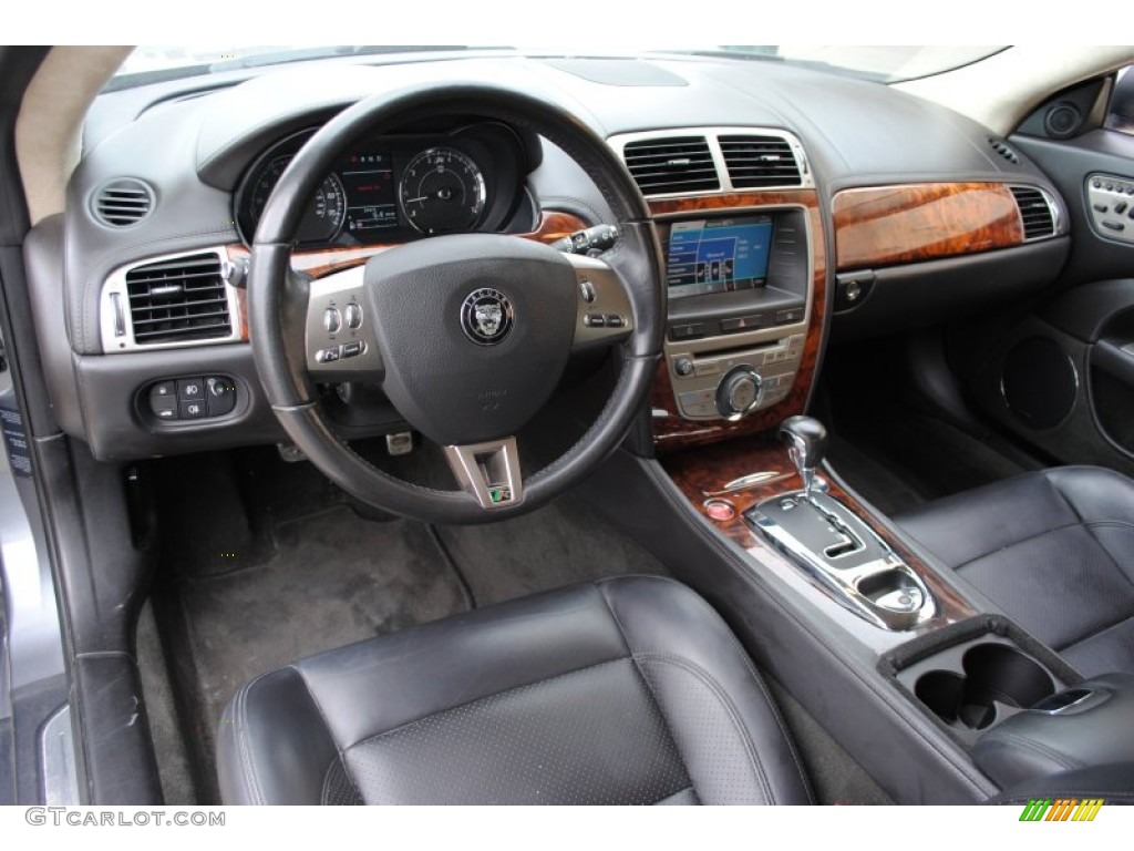 2009 Jaguar XK XKR Coupe Charcoal Dashboard Photo #67501538