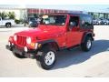 2006 Flame Red Jeep Wrangler Unlimited 4x4  photo #10