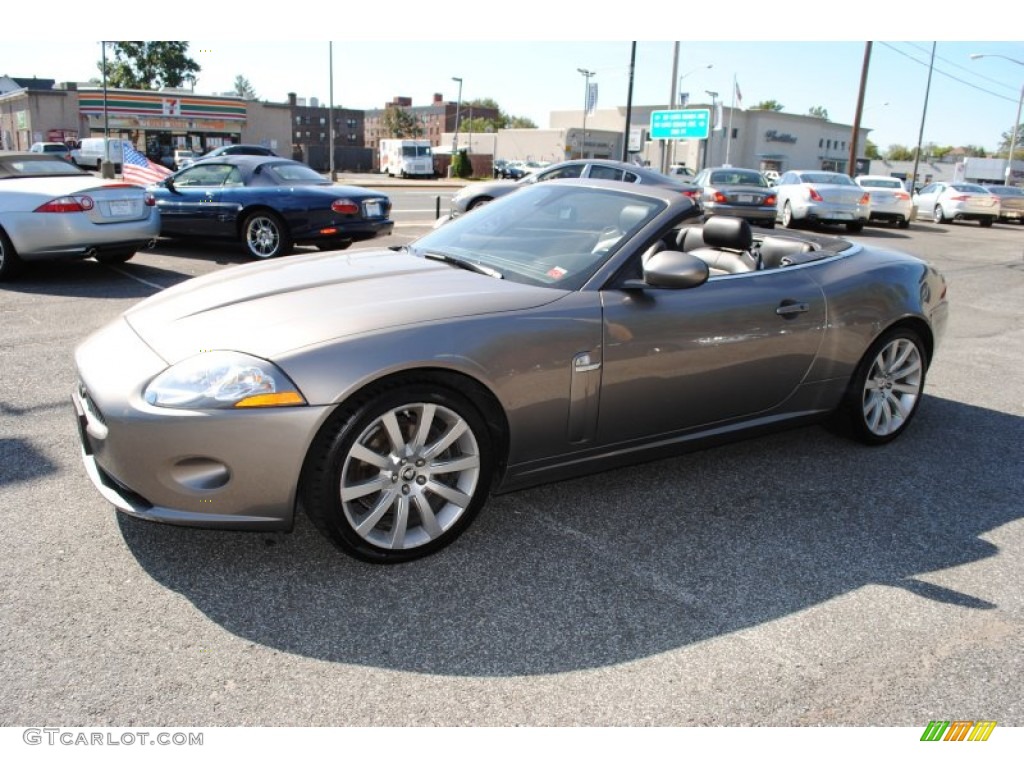 2008 XK XK8 Convertible - Vapour Gray Metallic / Charcoal photo #24