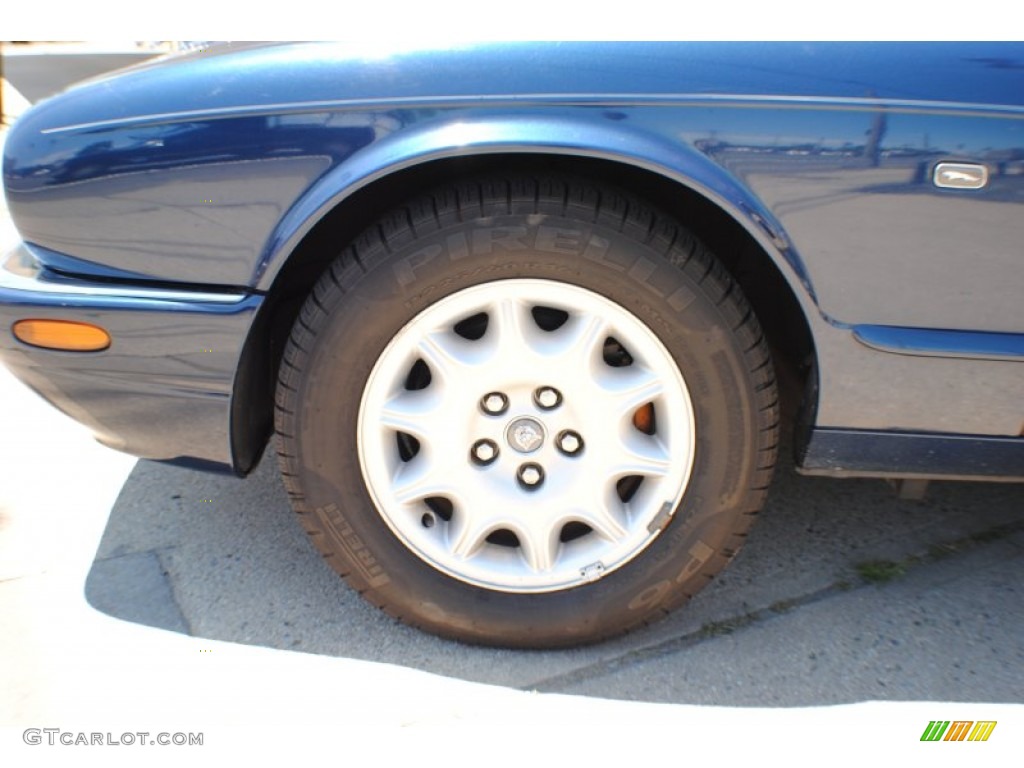 1999 XJ XJ8 - Sapphire Blue Metallic / Oatmeal photo #8