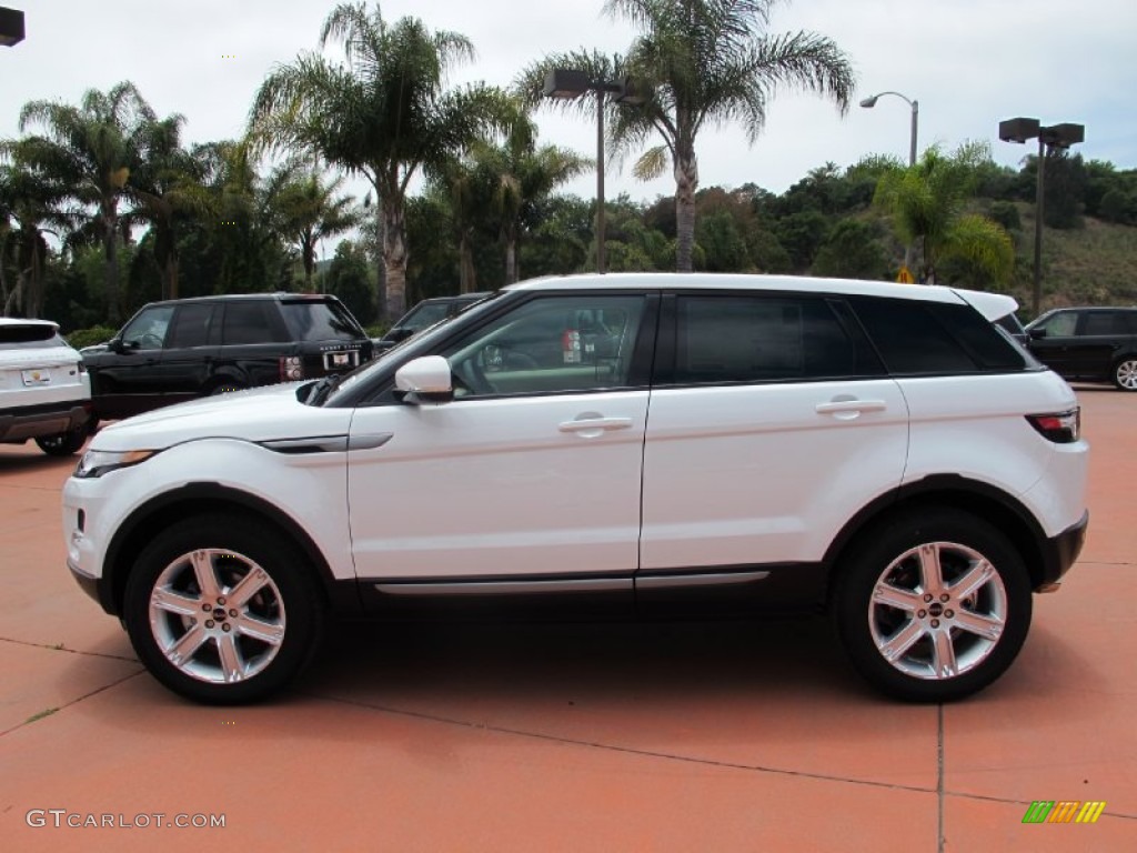 Fuji White 2012 Land Rover Range Rover Evoque Pure Exterior Photo #67502450