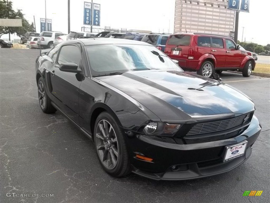 2011 Mustang GT/CS California Special Coupe - Ebony Black / CS Charcoal Black/Carbon photo #1