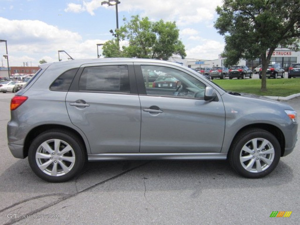 2012 Outlander Sport SE 4WD - Mercury Gray Pearl / Black photo #6