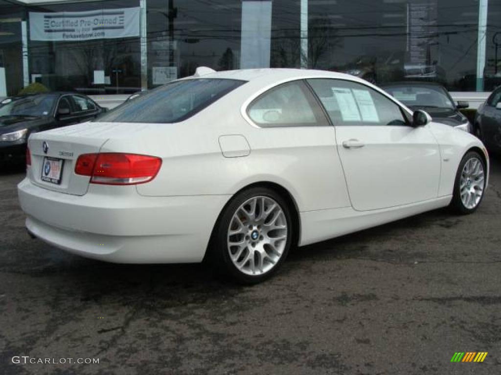 2008 3 Series 328i Coupe - Alpine White / Black photo #8