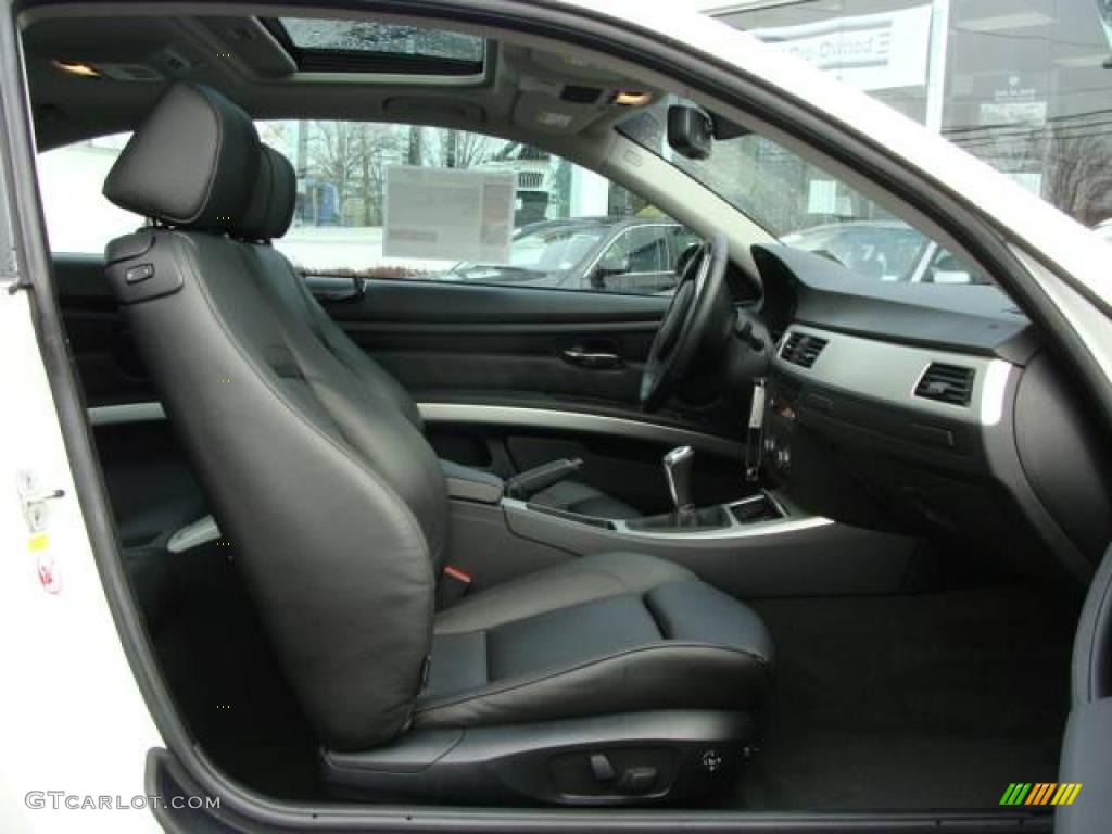 2008 3 Series 328i Coupe - Alpine White / Black photo #19