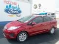 2013 Ruby Red Ford Fiesta SE Sedan  photo #1