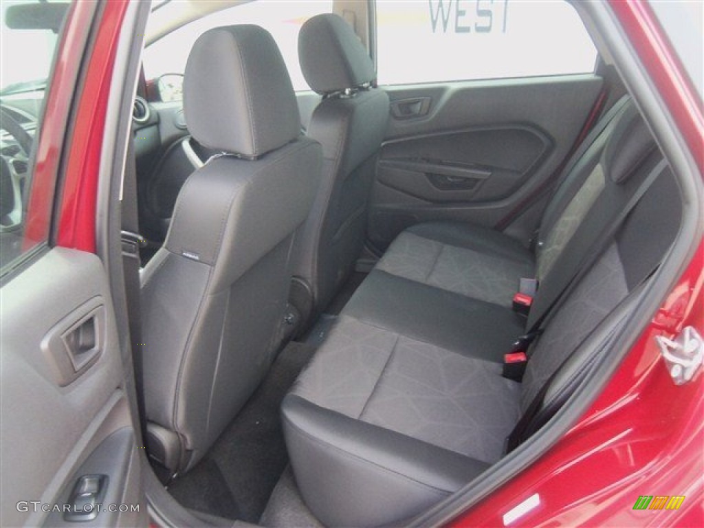 2013 Ford Fiesta SE Sedan Rear Seat Photo #67505225