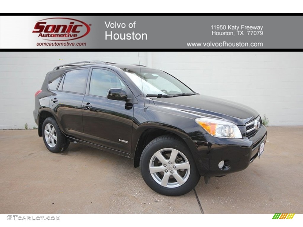 2007 RAV4 Limited - Black / Ash Gray photo #1