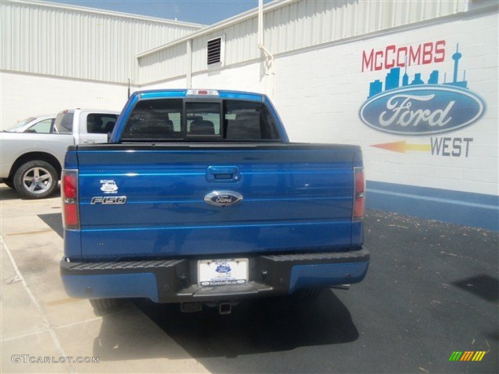 2012 F150 FX2 SuperCrew - Blue Flame Metallic / Black photo #4