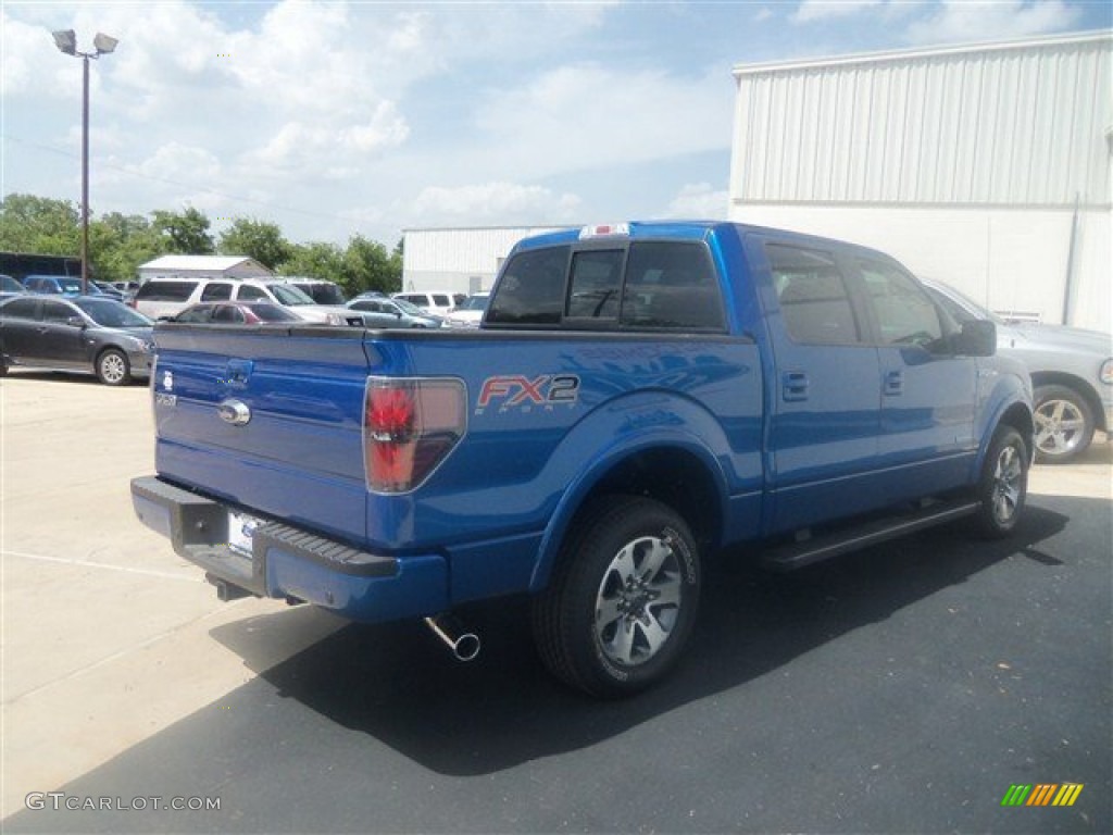 2012 F150 FX2 SuperCrew - Blue Flame Metallic / Black photo #5