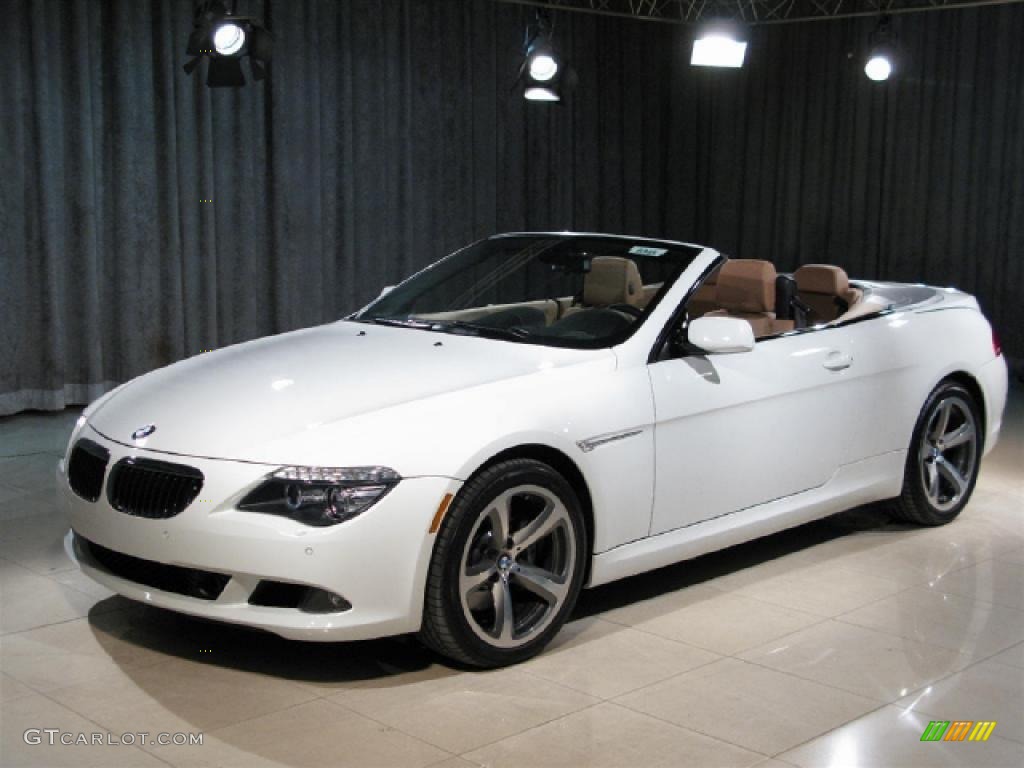 2008 6 Series 650i Convertible - Alpine White / Saddle Brown photo #1