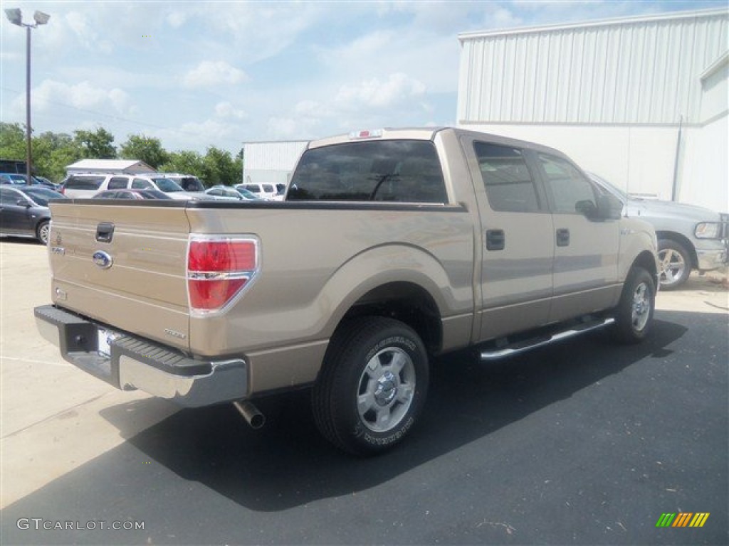 2012 F150 XLT SuperCrew - Pale Adobe Metallic / Pale Adobe photo #14