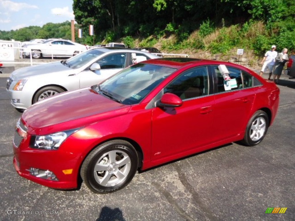 Crystal Red Metallic 2012 Chevrolet Cruze LT/RS Exterior Photo #67511159