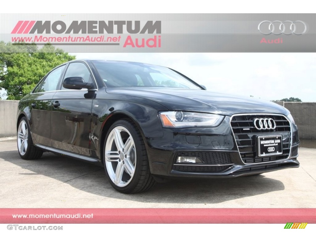 2013 A4 2.0T quattro Sedan - Brilliant Black / Black photo #1